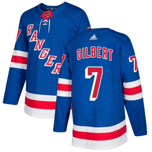 Adidas Men New York Rangers #7 Rod Gilbert Royal Blue Home Authentic Stitched NHL Jersey->new york rangers->NHL Jersey
